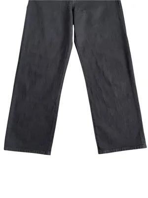 Levi’s Ribcage Straight Ankle Black Jeans Women’s Size 28 Button Fly thumbnail 4