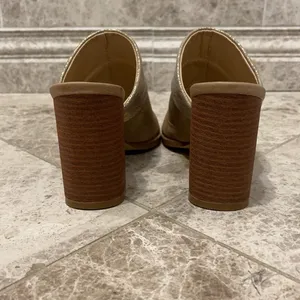Henry Ferrera Champagne Sandals Size 7 thumbnail 7