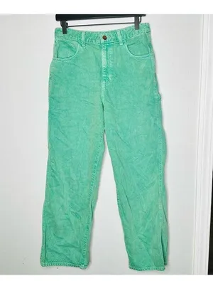 WRANGLER Green Casey Jones Carpenter Denim Jeans Size 29x30 thumbnail 4