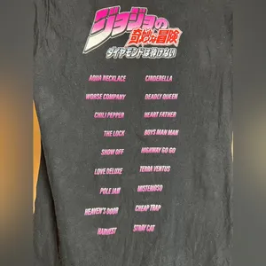 JoJo's Bizarre Adventure Anime women’s short sleeve Casual Graphic T-Shirt|Sz:M thumbnail 4