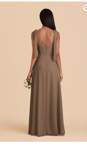 Alex mocha Bridesmaid Birdy Grey Dress thumbnail 2