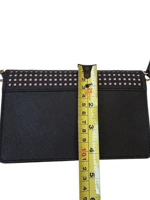 EUC Kate Spade Leather Cameron Street Perforated Arielle Crossbody Bag Black thumbnail 8