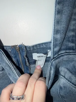 Forever 21 Denim Jumpsuit thumbnail 2