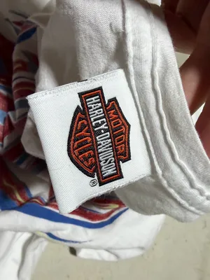 Harley Davidson White Graphic V-Neck Tee ride to Live XS Florida thumbnail 3