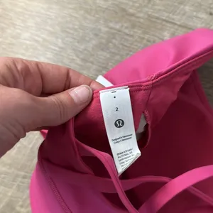 NWT Lululemon Athletica Energy Longline Bra Size 2 Ripened Raspberry thumbnail 3
