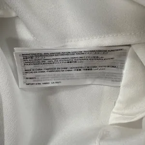 Keepsake the Label Ruffle Neck Midi Dress Women's Large White Crepe Slit Bride thumbnail 8