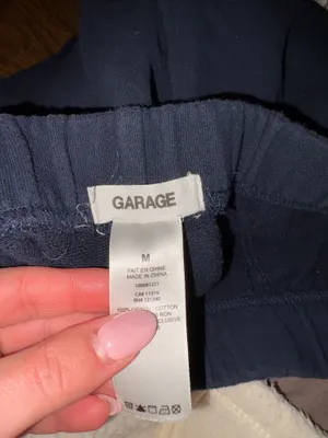 Navy garage shorts thumbnail 3