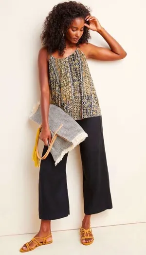 Anthropologie Sunday in Brooklyn Eleonora‎ Aztec Mesh Cami Size XL thumbnail 1