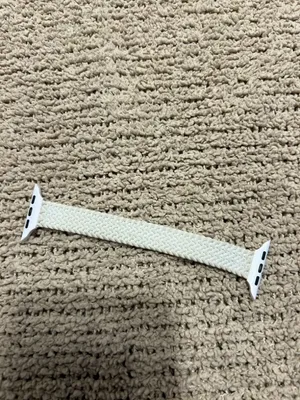 Apple White Braided Solo Loop Watch Band thumbnail 2