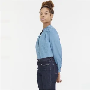 Madewell Sky Blue Button Down Shirt thumbnail 2
