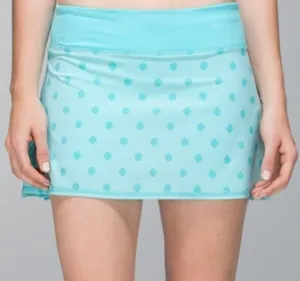 Lululemon Run Pace Setter Skirt Stripe Dot Printed 6 thumbnail 2