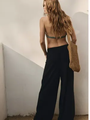 NWT Free People free est sloane wide leg pant thumbnail 2