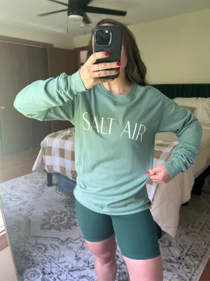 Comfort Wash Taylor Swift August Salt Air Lyrics Long Sleeve thumbnail 2