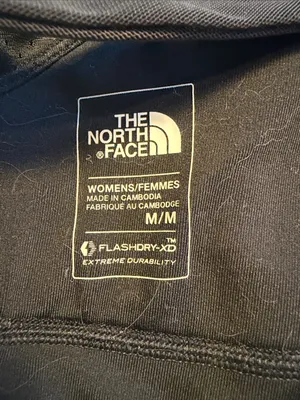 The North Face Black Racerback Sports Bra size medium thumbnail 2