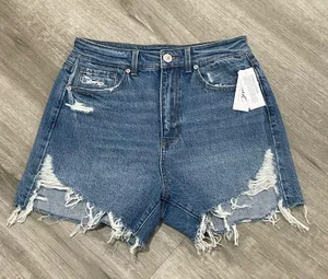 OfLuck High Rise Jeans Short Blue Size 6 thumbnail 2