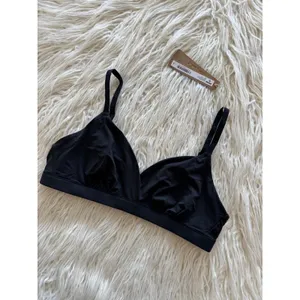 Skims Fits Everybody Crossover Bralette Onyx Size Small thumbnail 4