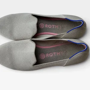 Rothys The Loafer Taupe Heather Knit Slip On Flats Shoes Womens 9 thumbnail 6