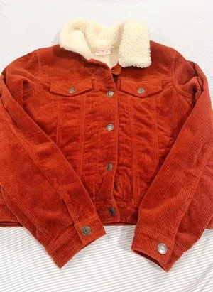 Target Corduroy Burnt Orange Jacket thumbnail 1