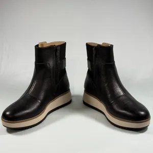 Clarks Collection Size-7M‎ Womens Zylah Rose Chelsea Boot Black Leather thumbnail 10