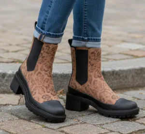 New Timberland Womens Kori Park 2.0 Chelsea Boot - Leopard thumbnail 1