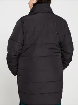 Universal Standard Kanda 2 Wrap Puffer Coat Women's Black Tie Jacket size 18/20 thumbnail 4