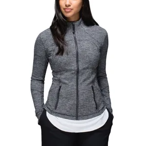 LULULEMON Forme Coco Pique Jacket Sz 8 Black Stretch Athletic Outdoor Yoga Gym thumbnail 2