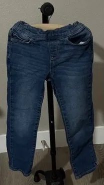 Old Navy Classic Blue Straight Leg Jeans thumbnail 1