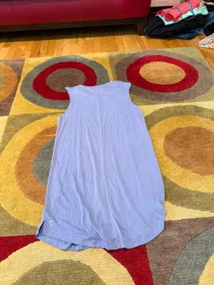 ZYIA Active The Tybee Island Dress Periwinkle Purple Very Short Mini Lightweight thumbnail 3