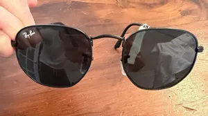RAY BAN RB3548 Black Hexagonal 51 mm Unisex Polarized Sunglasses NWT thumbnail 1