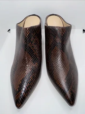 Marc Fisher Ragni Mules Snakeskin Print Women’s Size 7.5 thumbnail 5
