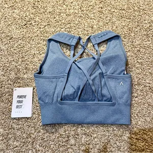 ACTA NWT Seamless 2.0 Sports Bra Blue Size XS thumbnail 3