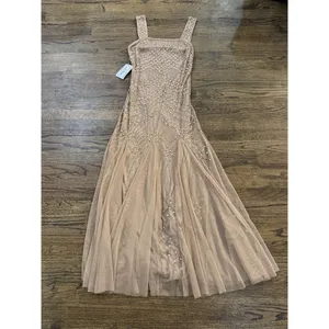 Pissarro Nights‎ Beaded Gown with Long Sleeve No Jacket Size 2 Cocktail Formal thumbnail 3