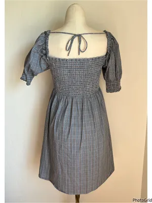 Hill House Athena Nap Dress - Tai Check XS thumbnail 3