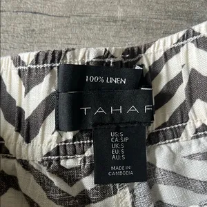 Tahari Black and White Wide Leg Jumpsuit thumbnail 6