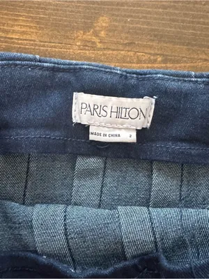 Paris Hilton mini denim skirt Size 2 thumbnail 4