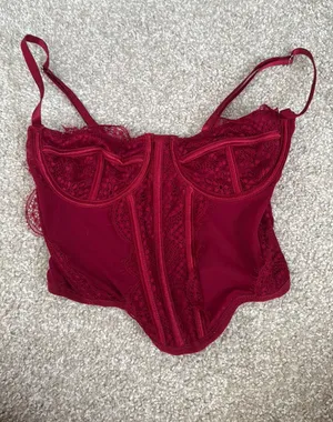 PacSun Red Corset thumbnail 1