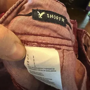 American Eagle maroon 2 Daisy Dukes shortie short thumbnail 2