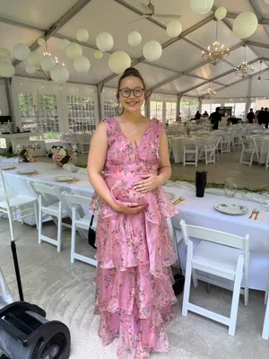 Lulus Pink Floral Maxi Dress thumbnail 3
