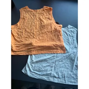 All In Motion Womens XL Tank Top Lot 2 Leopard Print Orange Gray thumbnail 3