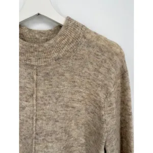 Wilfred Free Sweater Womens XXS Beige Good Mock Neck Exposed Seam Italian Yarn thumbnail 2