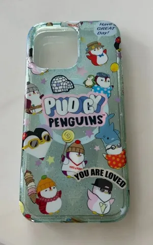 Velvet Caviar Pudgy Penguins Glitter IPhone 15 Pro Max Case MagSafe Iceberg thumbnail 1