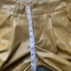 a new day Tan Faux Leather Cropped Pants 2 thumbnail 7