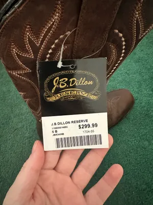 Brown Cowboy J.B. Dillon boots Size 6 thumbnail 2