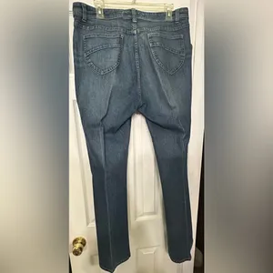 Women's Blue Jeans with Studded Detail thumbnail 4