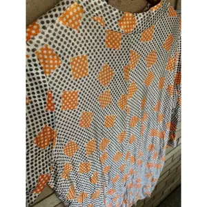Vintage Lane Bryant Dress Women's Long Sleeve Maxi 70s Retro Groovy Patterned thumbnail 3