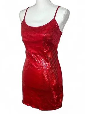 Dreamgirl Sexy Jessica Rabbit Sequin Dress thumbnail 5