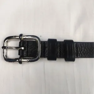 BT3040001 Women's Black Genuine Leather Belt Sz L SKU 3843 thumbnail 3