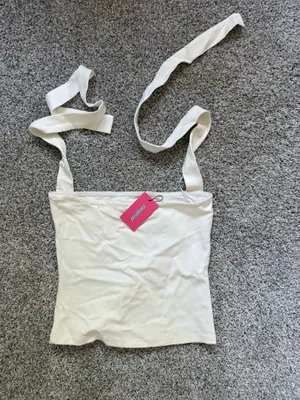 Edikted White Halter Top thumbnail 6