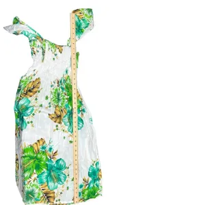 Women Floral Dress Small Cottagecore Tropical Smocked Midi Lightweight Vacation thumbnail 13