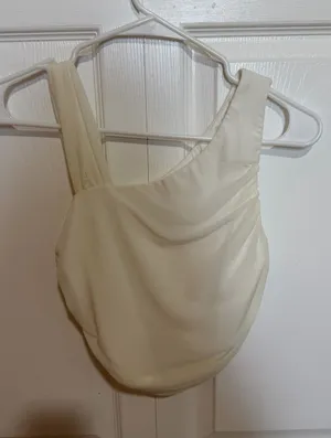 Shein Top Crop White Tank thumbnail 1